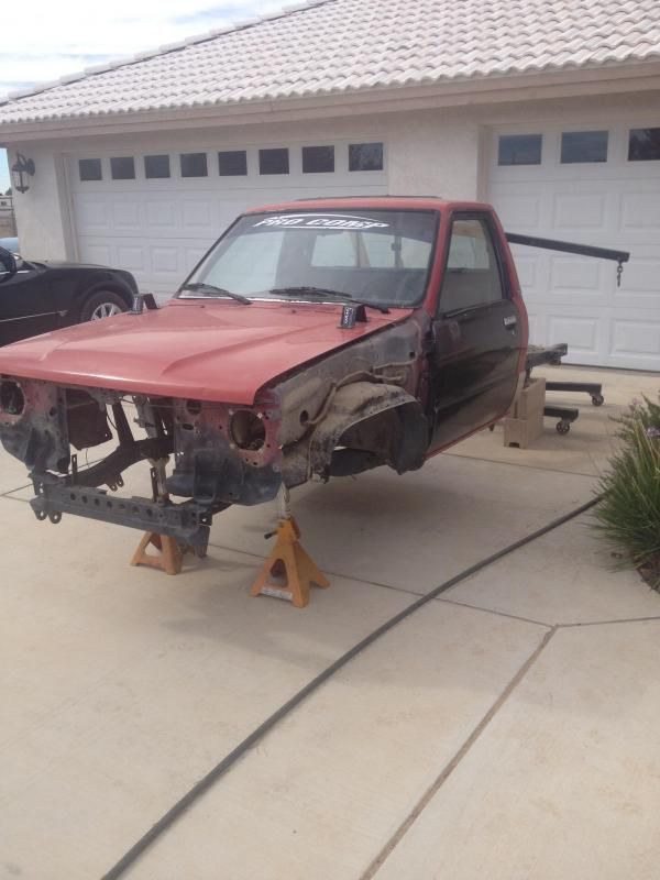 1984 Toyota 4x4 single cab (cab and chassis only) Pirate 4x4